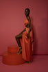 Vestido Azalea Aperol Naranja